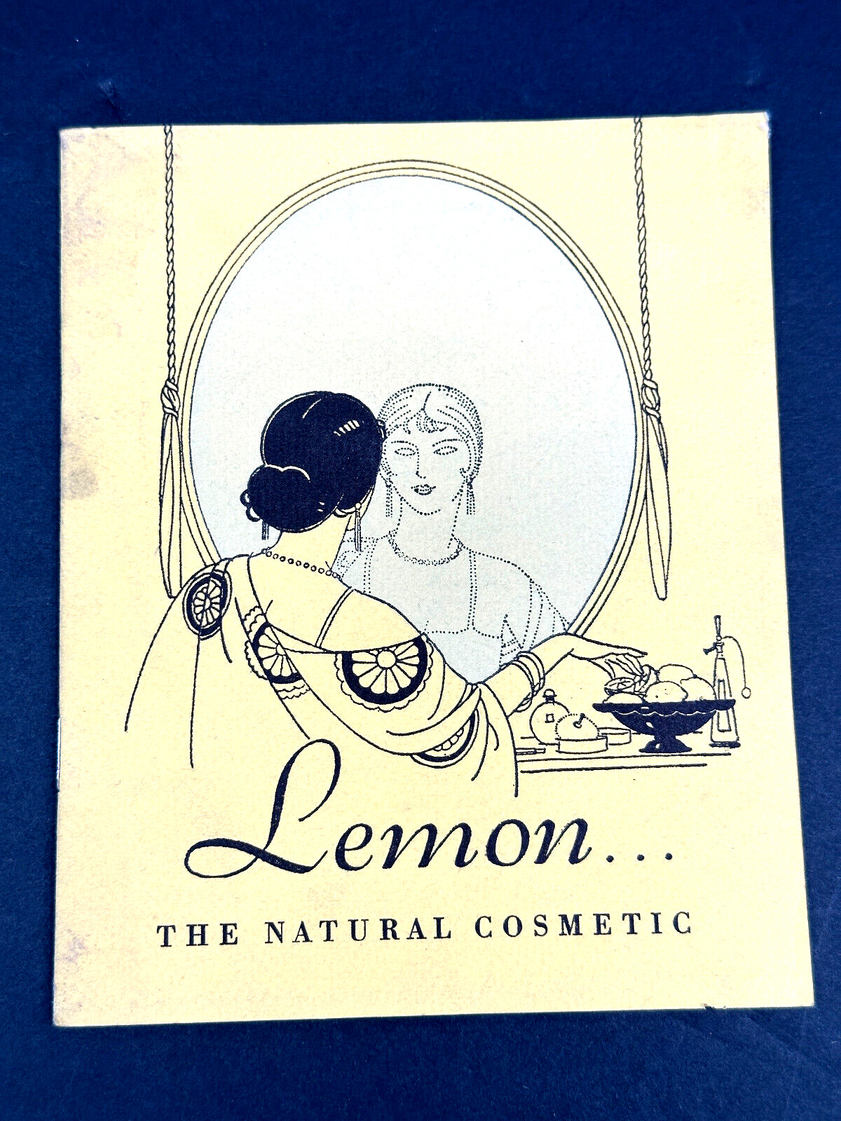 1928 California Lemon Makeup Booklet RARE Fruit Growers Assoc. advertising