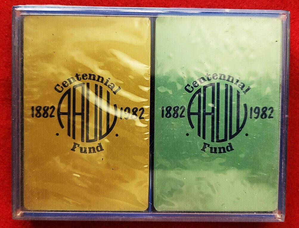 Vintage Redislip Playing Cards 2 Sealed Decks In Case Circa 1950’s