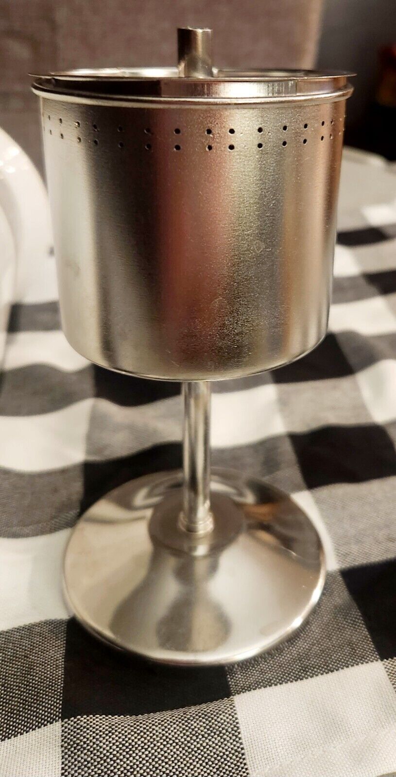 Corning Ware Vintage 4 Cup Coffee Maker Percolator Glass Knob