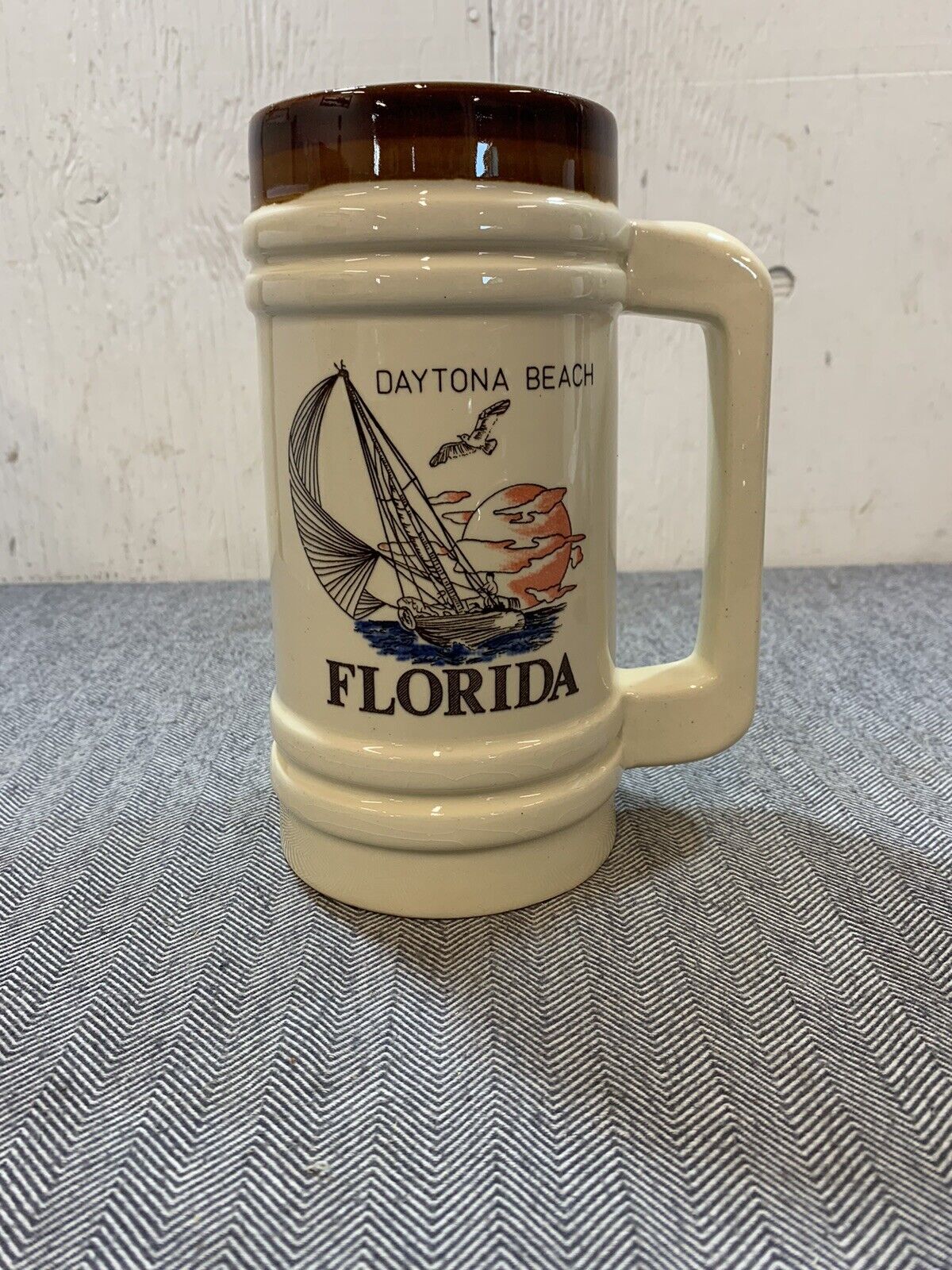 Daytona Beach Florida Collectors Beverage Mug