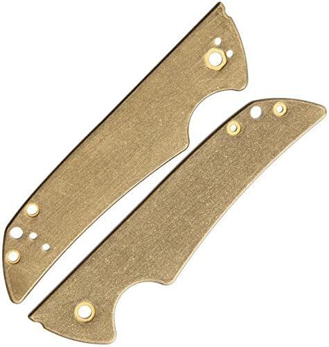 Flytanium Custom Brass Scales Compatible with Kershaw Skyline Folding Knife