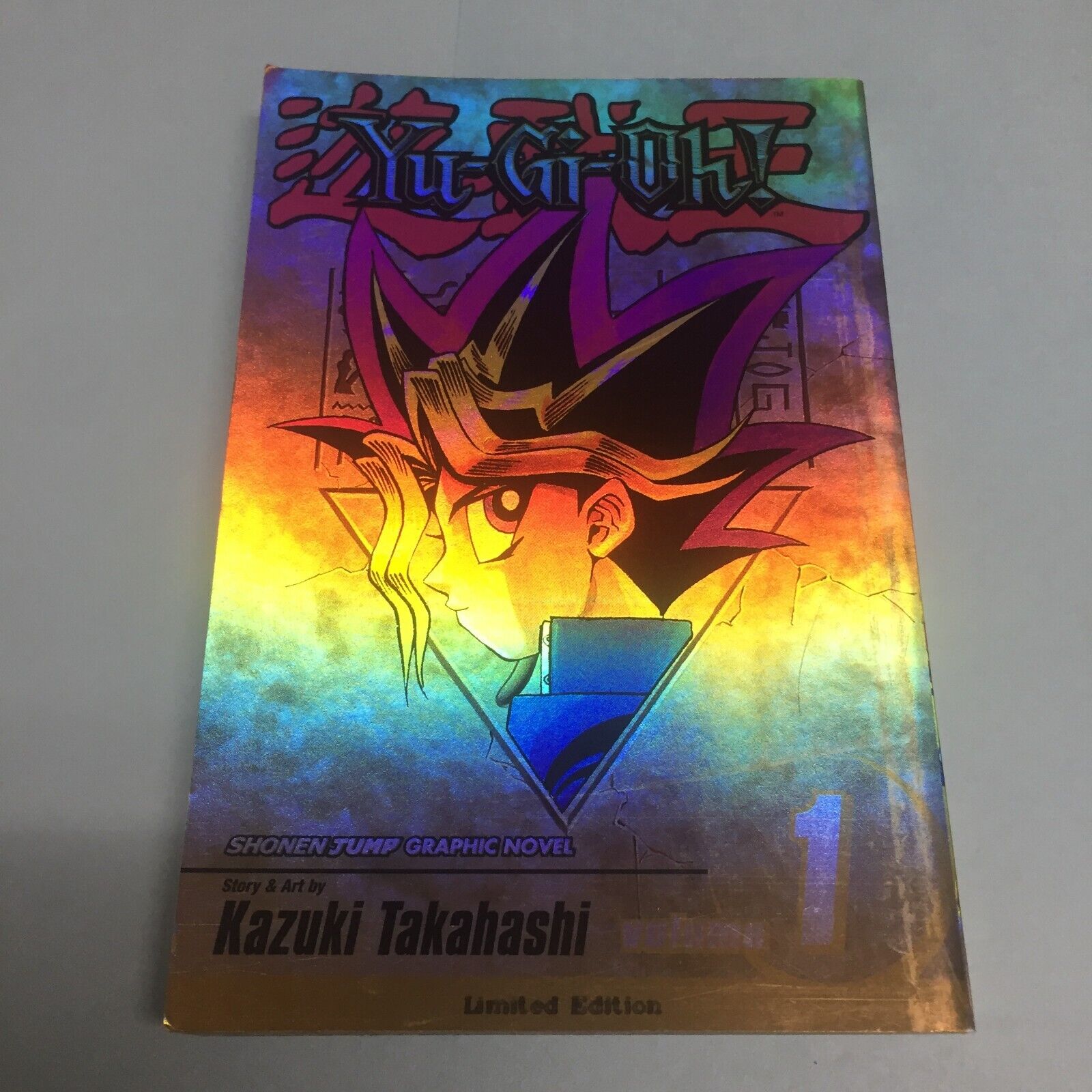 Yu-Gi-Oh YuGiOh Volume 1 Limited Edition Manga Foil Cover Holographic English