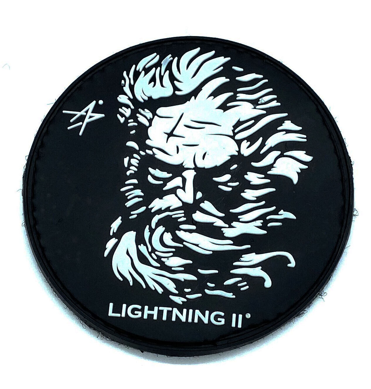 Lockheed Martin® F-35 Lightning II® Zeus PVC patch, 3 in Glow in the Dark