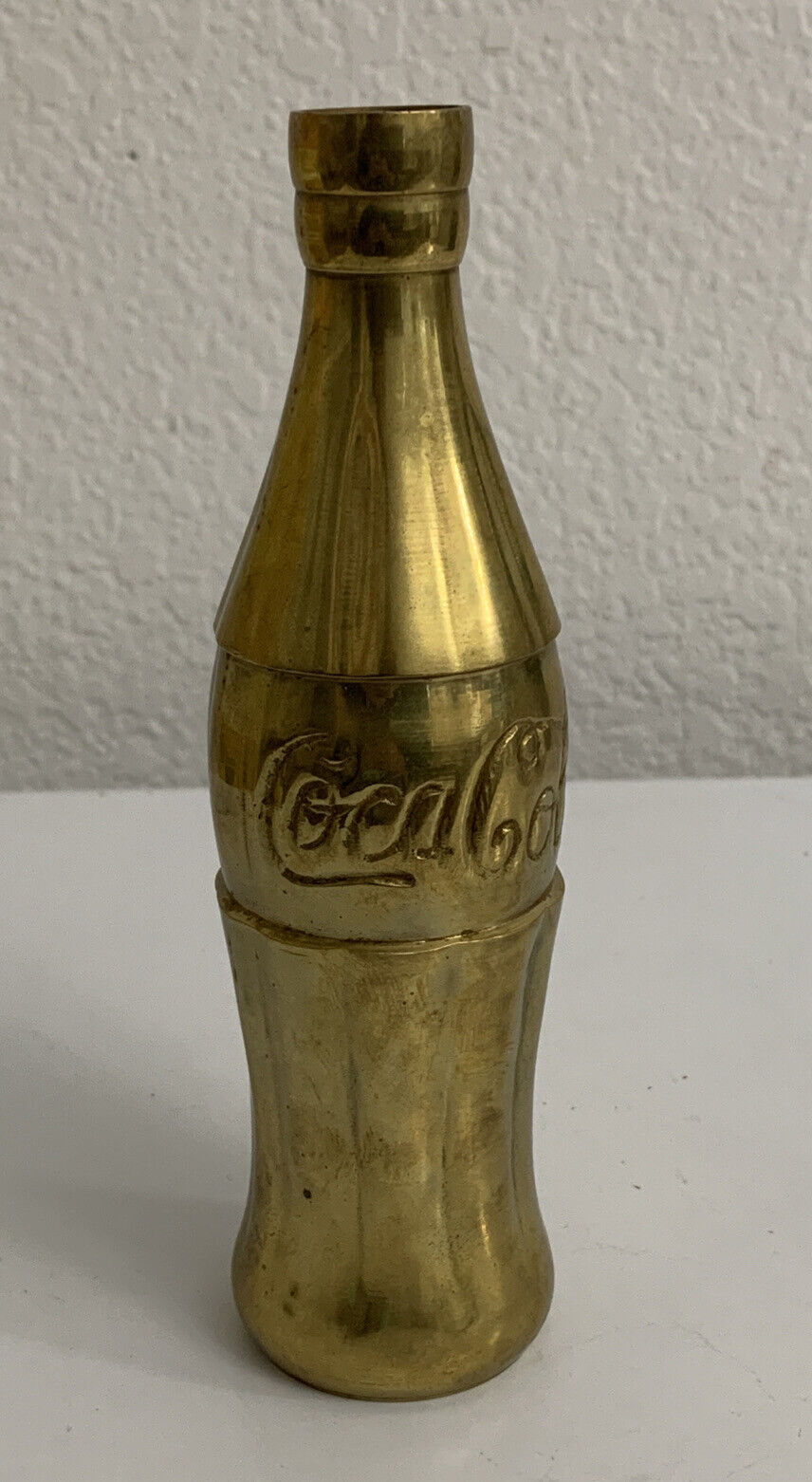 Brass Coca-Cola Iconic Soda Pop Art Sculpture Bottle Collectible