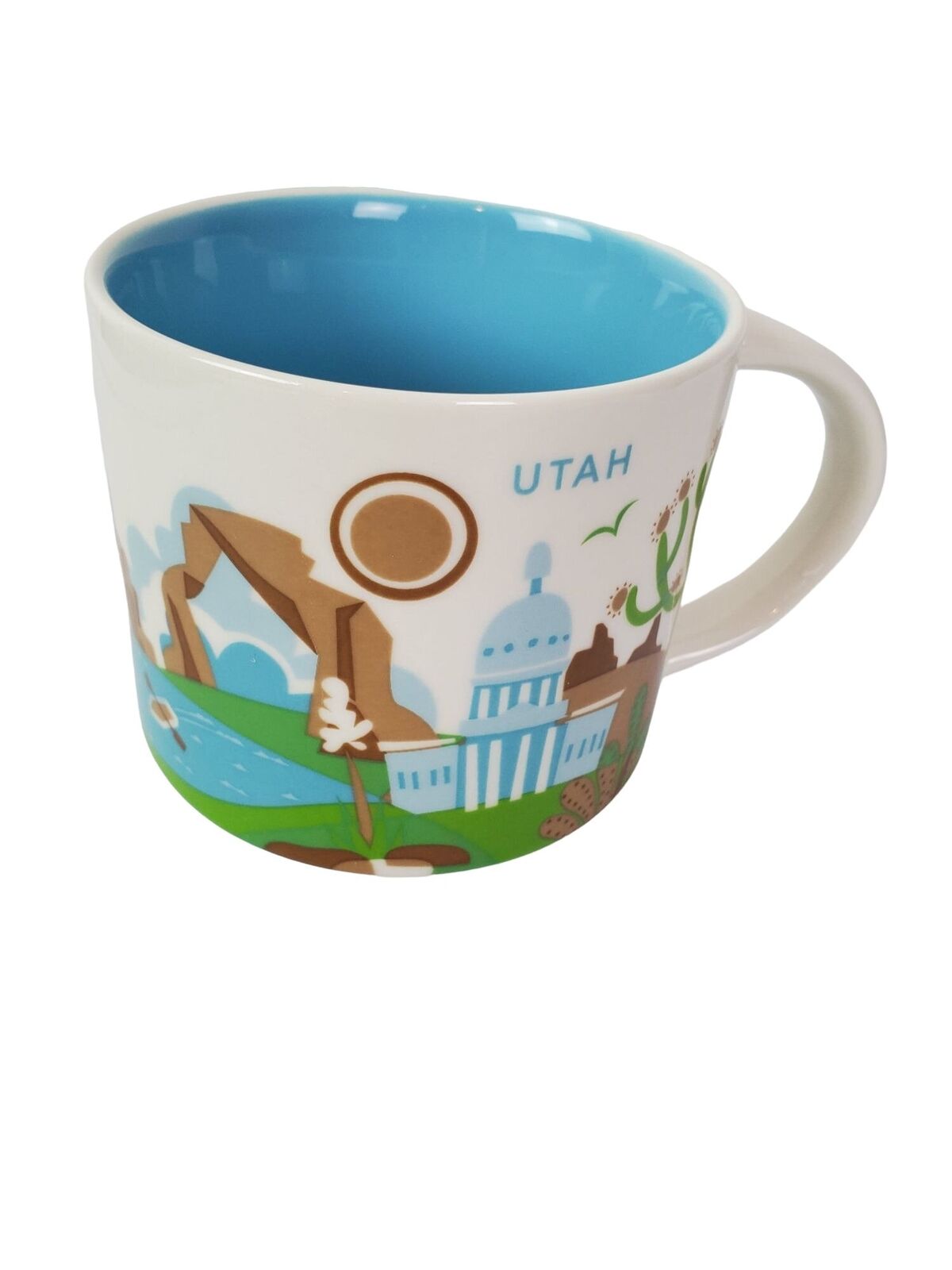 Starbucks Utah Coffee Mug You Are Here Collector Series 14oz 2015