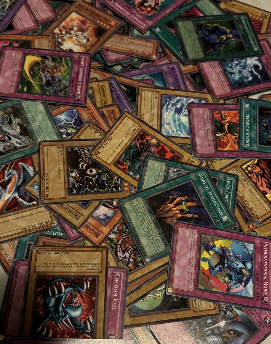 YUGIOH CARDS LOT OF 500   Various sets of commons and some rares