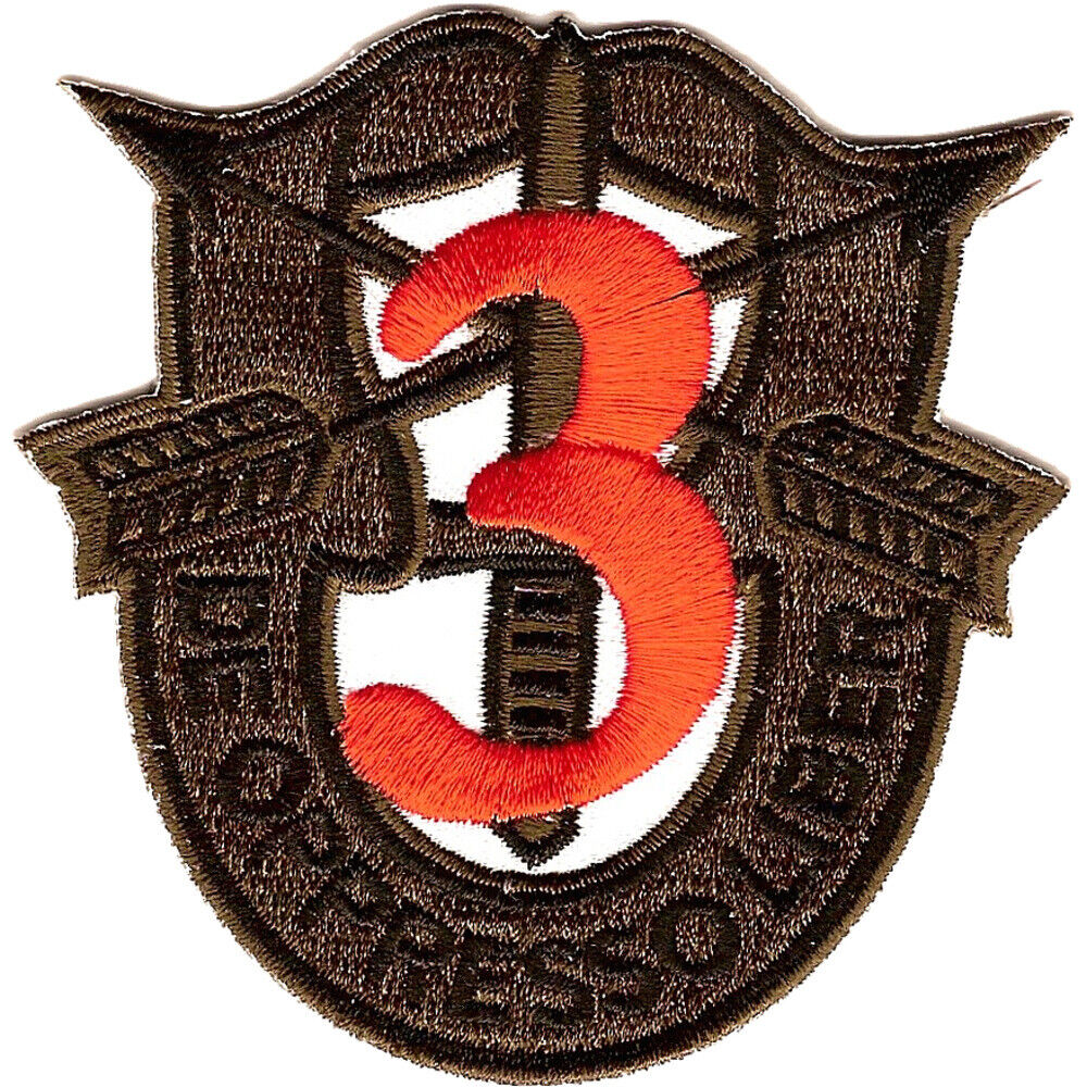 3rd Special Forces Group Crest OD Green Patch