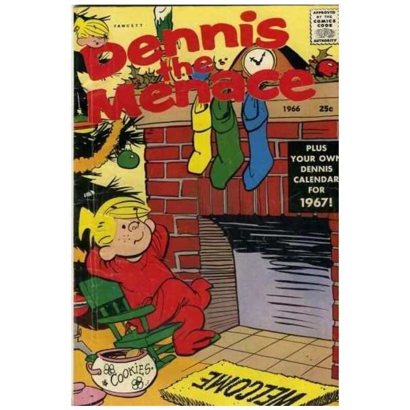 Dennis the Menace Giants #43 in Fine minus condition. Fawcett comics [o\