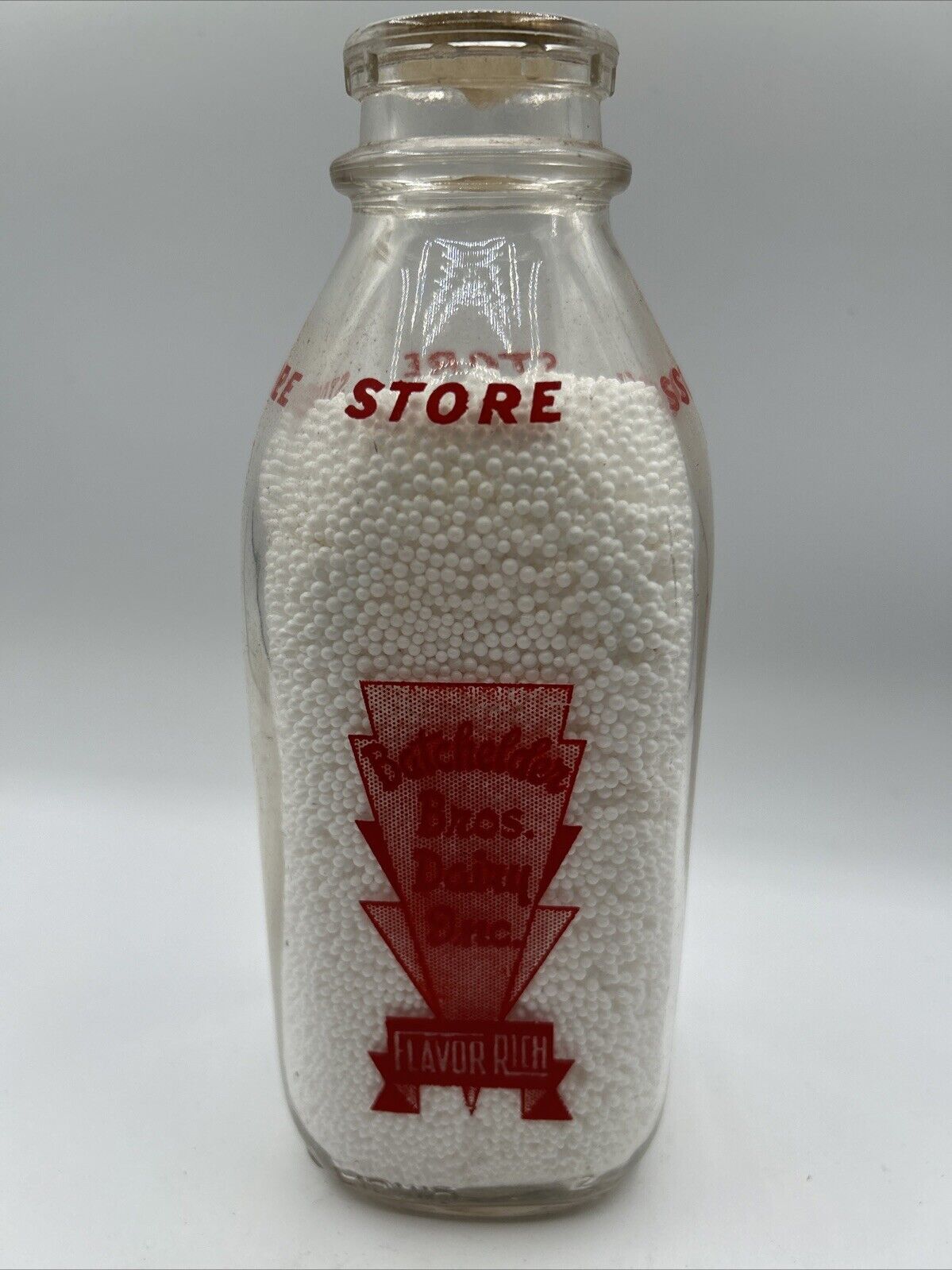 Vintage BATCHELDER\'S DAIRY Quart Milk Bottle Hampton Falls New Hampshire