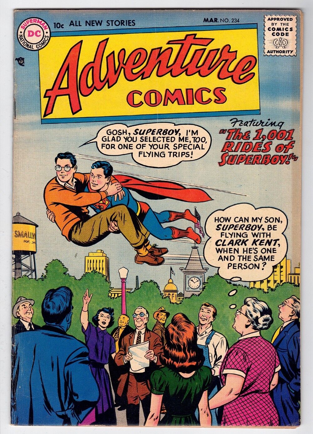 ADVENTURE COMICS #234 4.5 1957 OFF-WHITE PAGES GREG EIDE COLLECTION