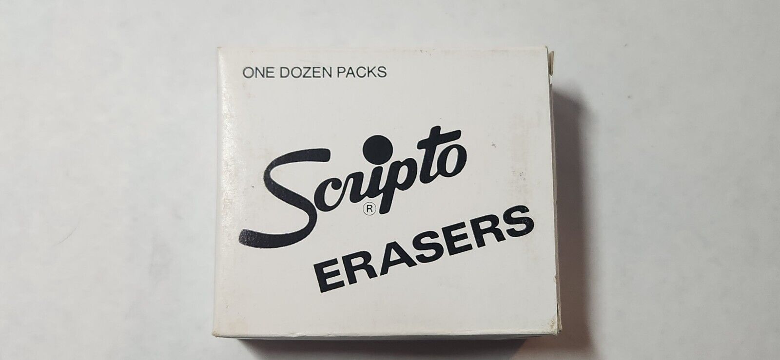 Box of Vintage Scripto Erasers - J-160 - 0.9mm - 12  4-packs (48 total)