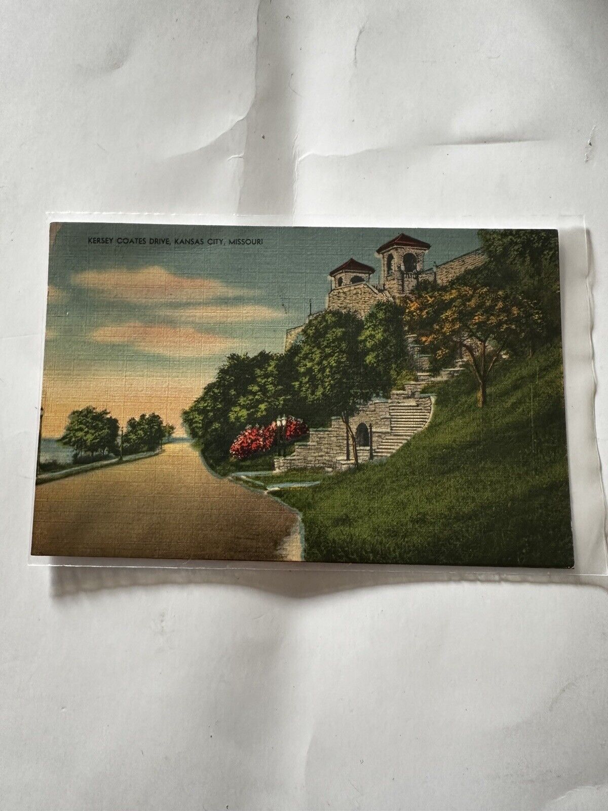 Vintage Postcard- Kersey Coates Drive, Kansas City, MO. 1947 @NFE