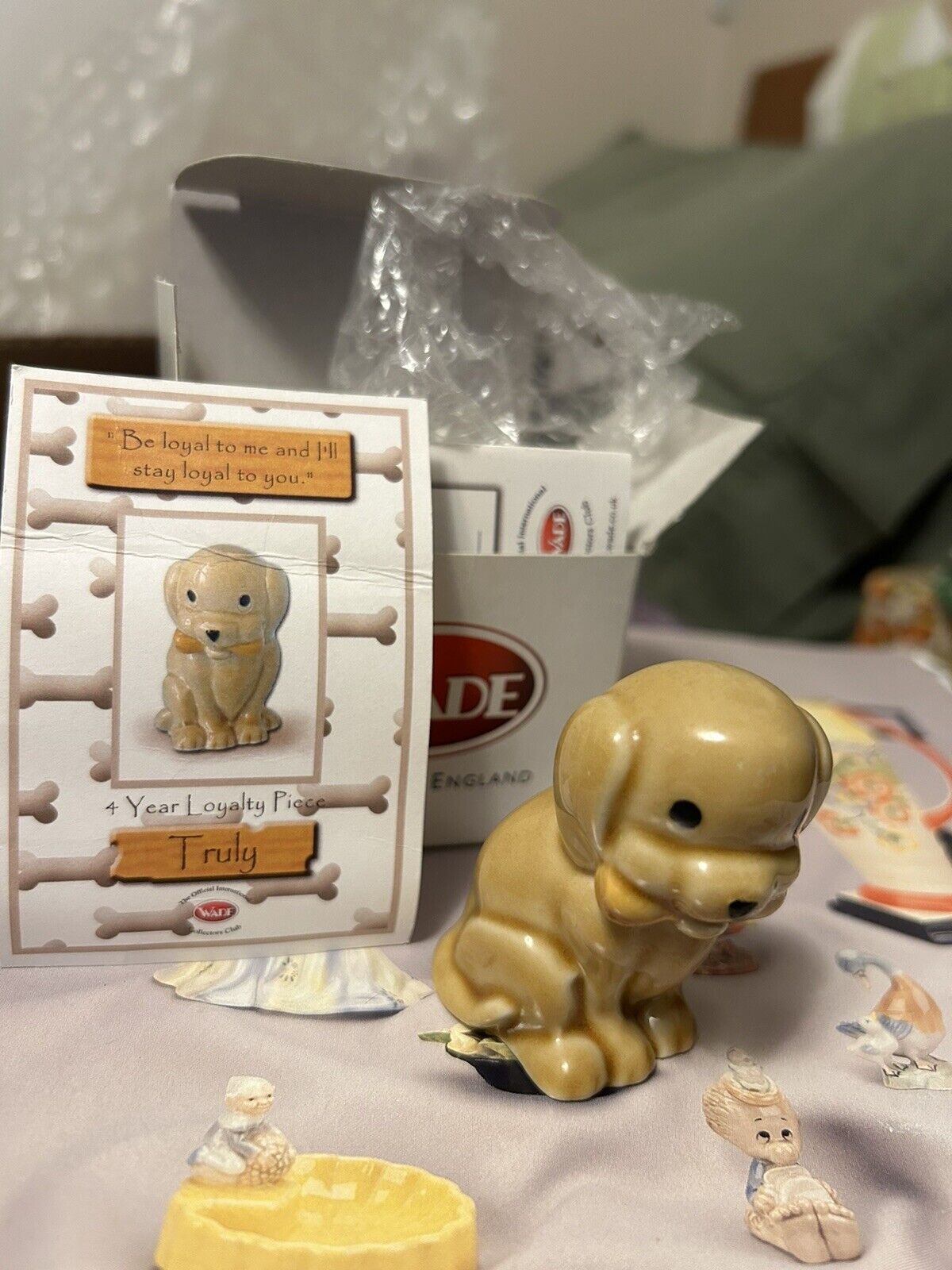 Trudy the puppy figurine Wade whimsies