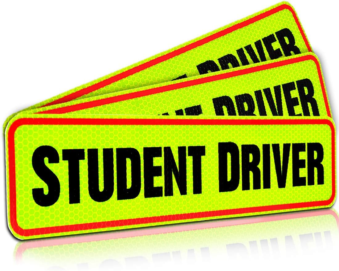 Reflective Student Driver Magnet | 12\
