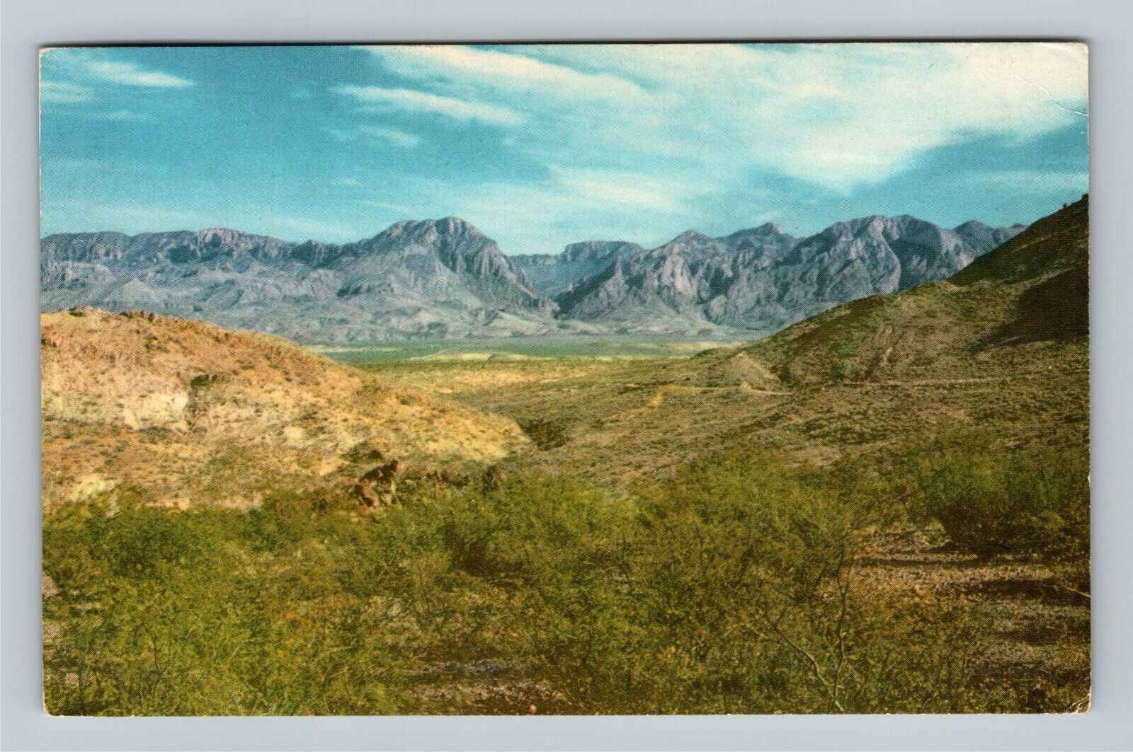 Big Bend National Park TX, Chisos Mountains, Texas c1978 Vintage Postcard