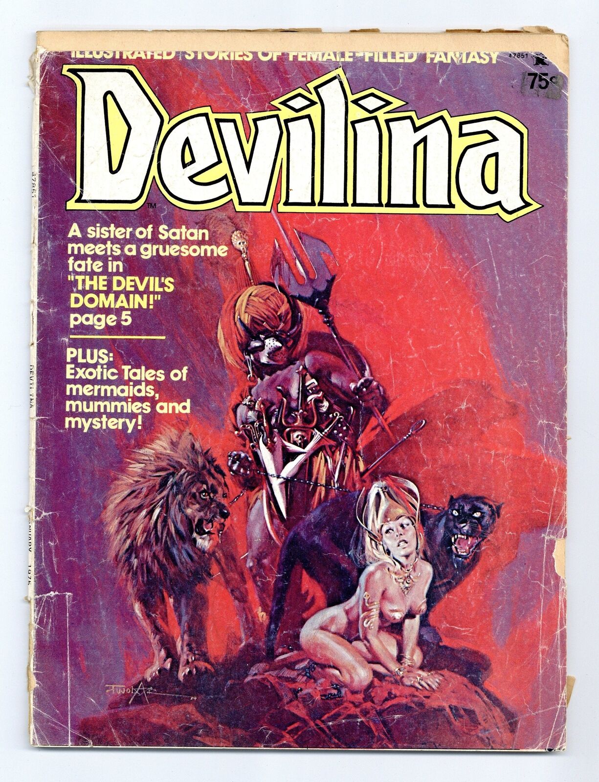 Devilina #1 GD 2.0 1975