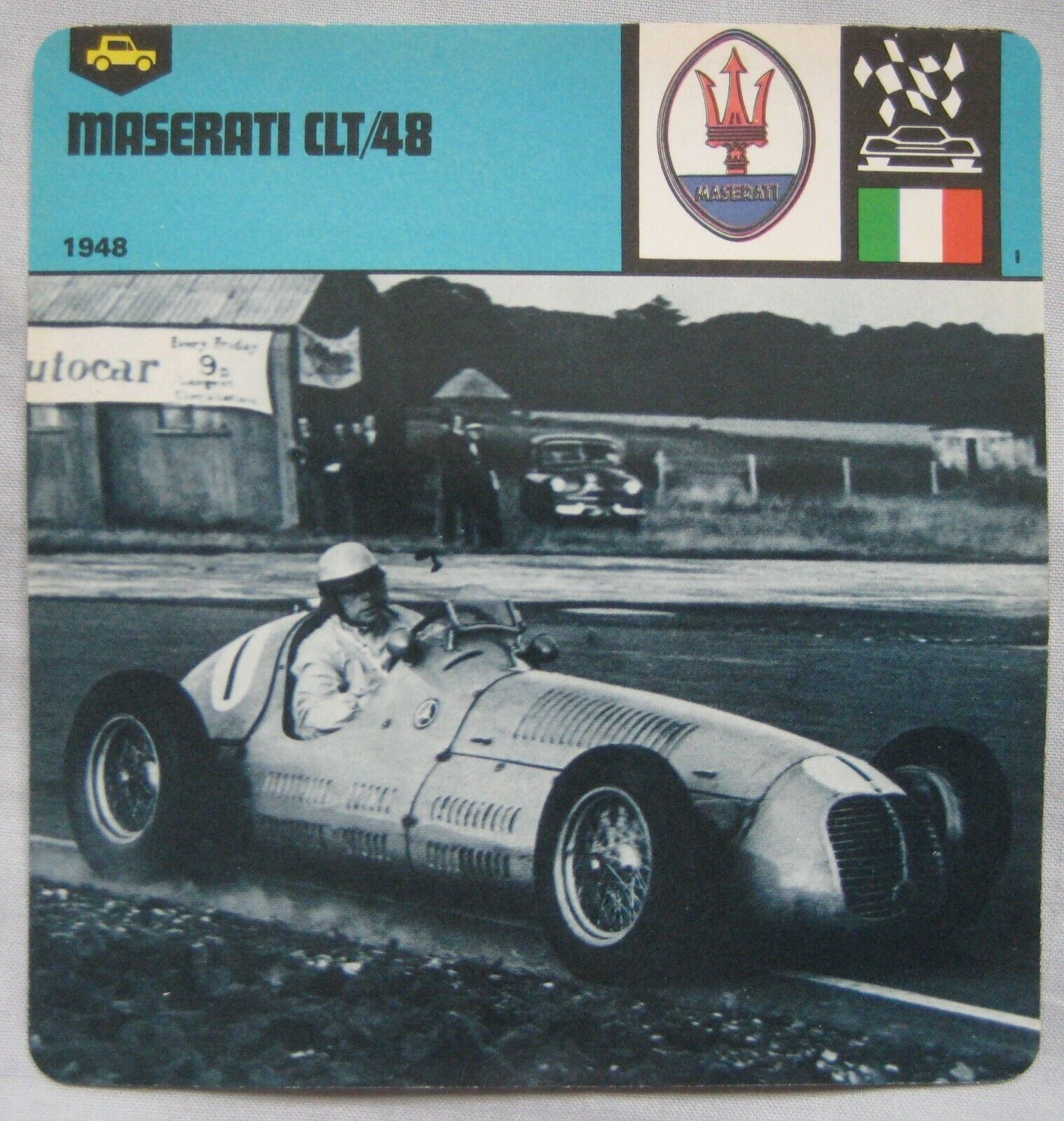 Maserati CLT/48 - Edito-Service Information Collectors Card