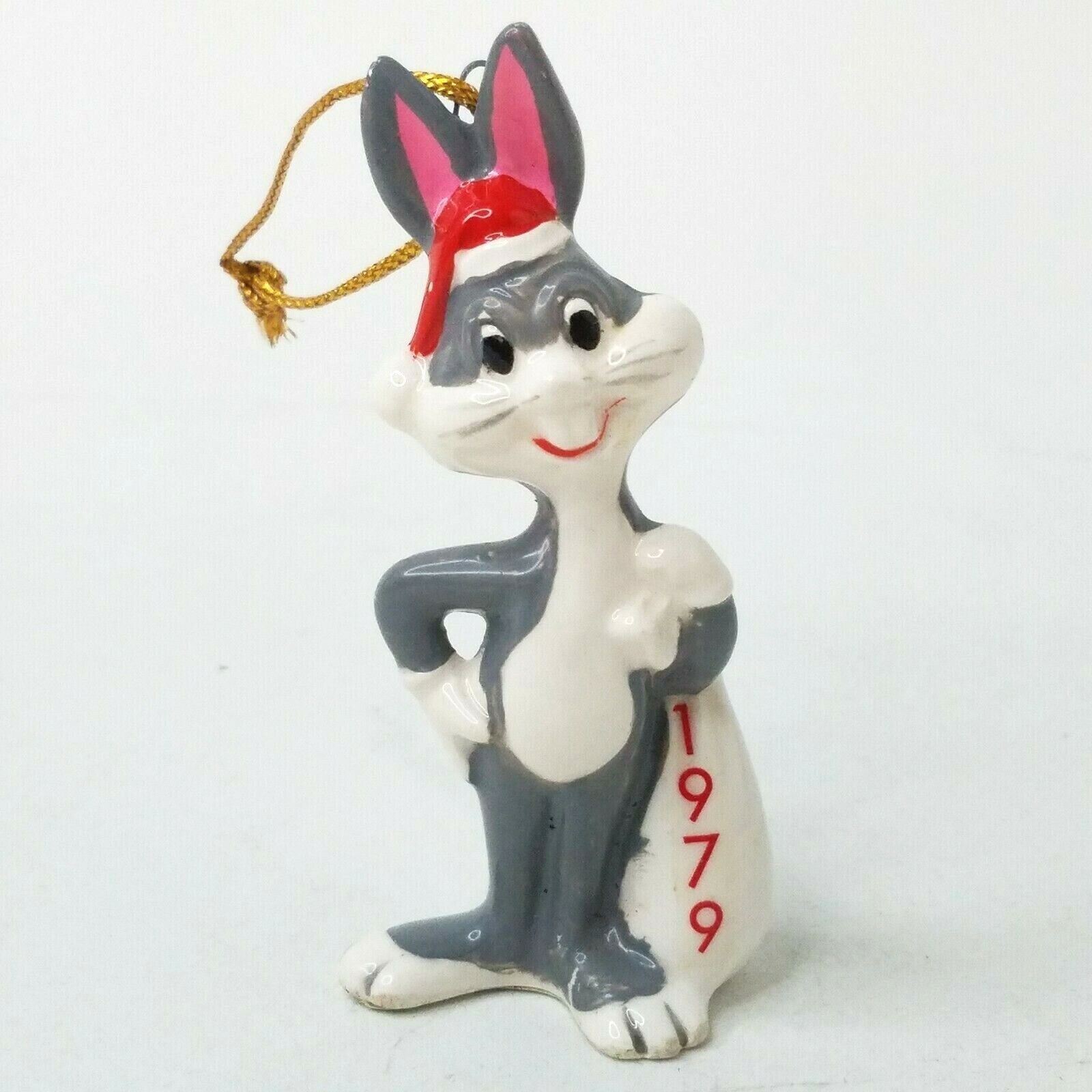 Vintage 1979 First Limited Edition Bugs Bunny Looney Tunes Christmas Ornament