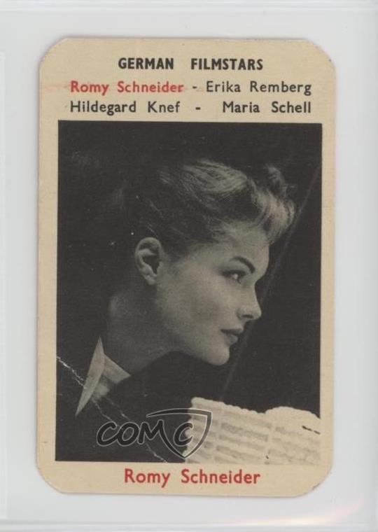 1958 Maple Leaf Film Stars (International) German Filmstars Romy Schneider 0cp0