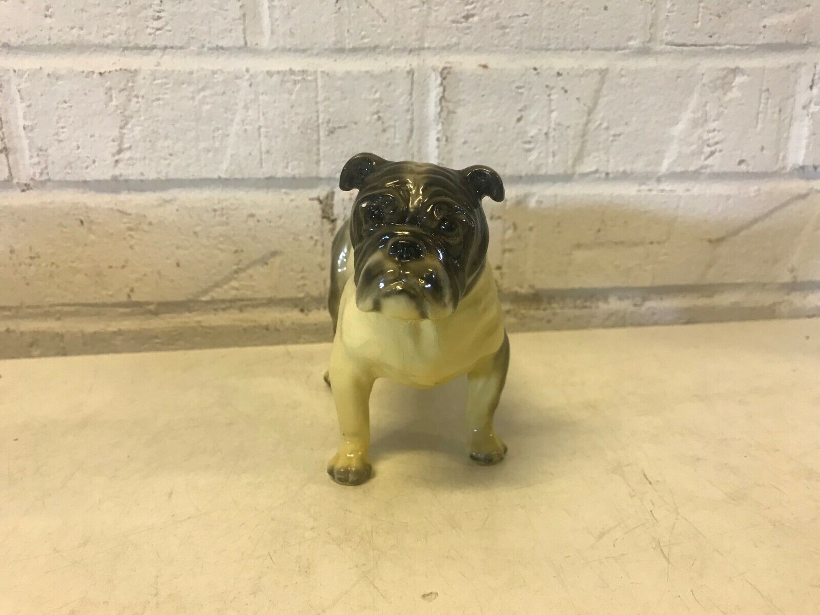 Vtg English Bulldog Figurine Standing Morten's Studio Royal Design 2 of 2