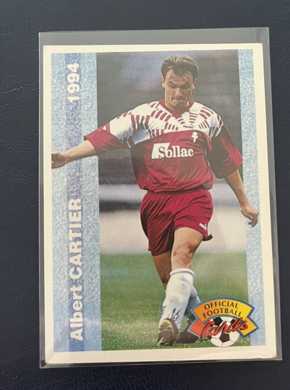 Card No. 67 Albert CARTIER Defender Official Football Cards 1994 Panini UNFP