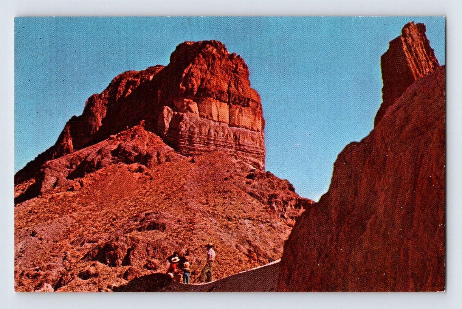 Postcard Texas Castolon Peak TX Big Bend Park Santa Elena Canyon 1960s Unposted