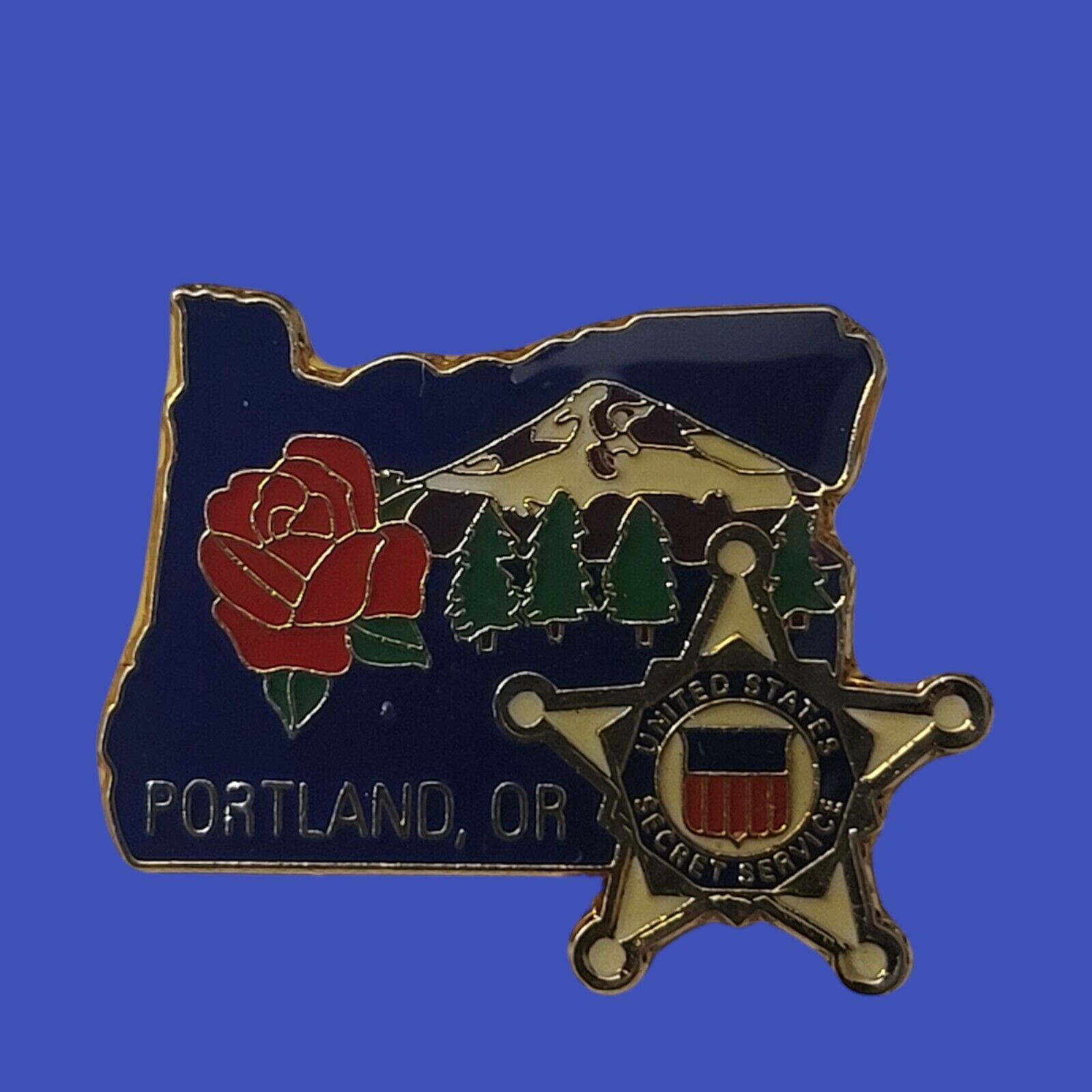 USSS United States Secret Service Portland Oregon OR Field Office Lapel Tie Pin