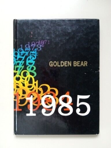 Vintage Golden Bear Huntsville, Tennessee Middle School Annual USED SIGNED BY...