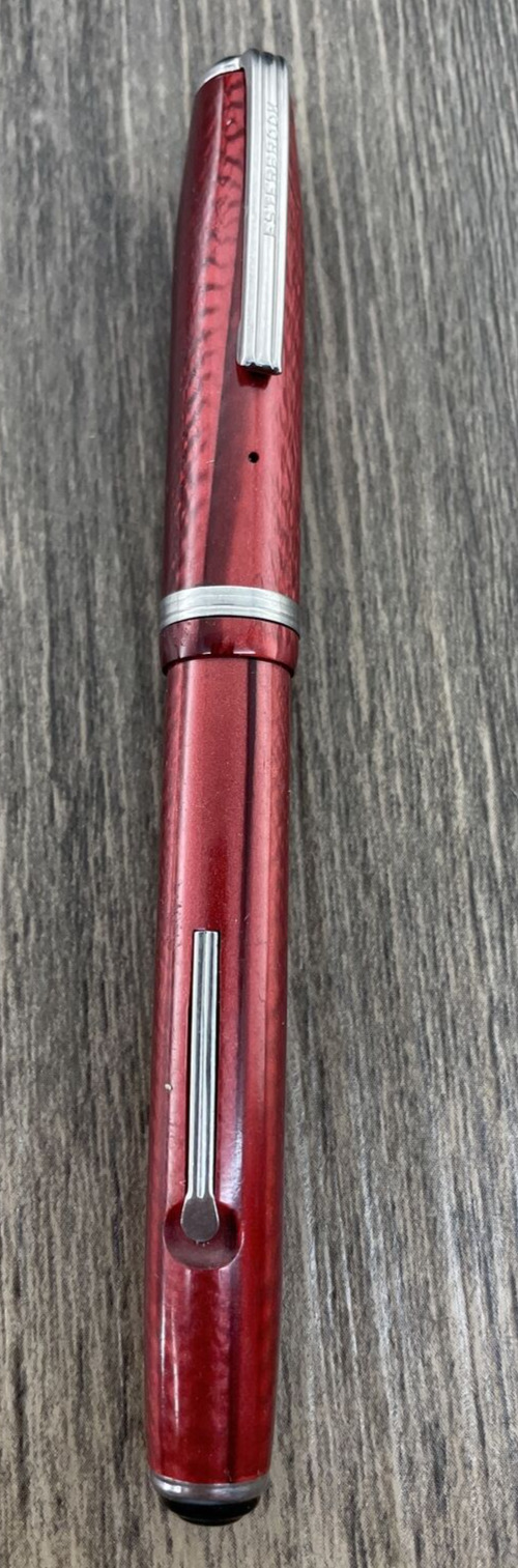 Nice Vintage Esterbrook Fountain Pen Marbled Red 1551 Nib