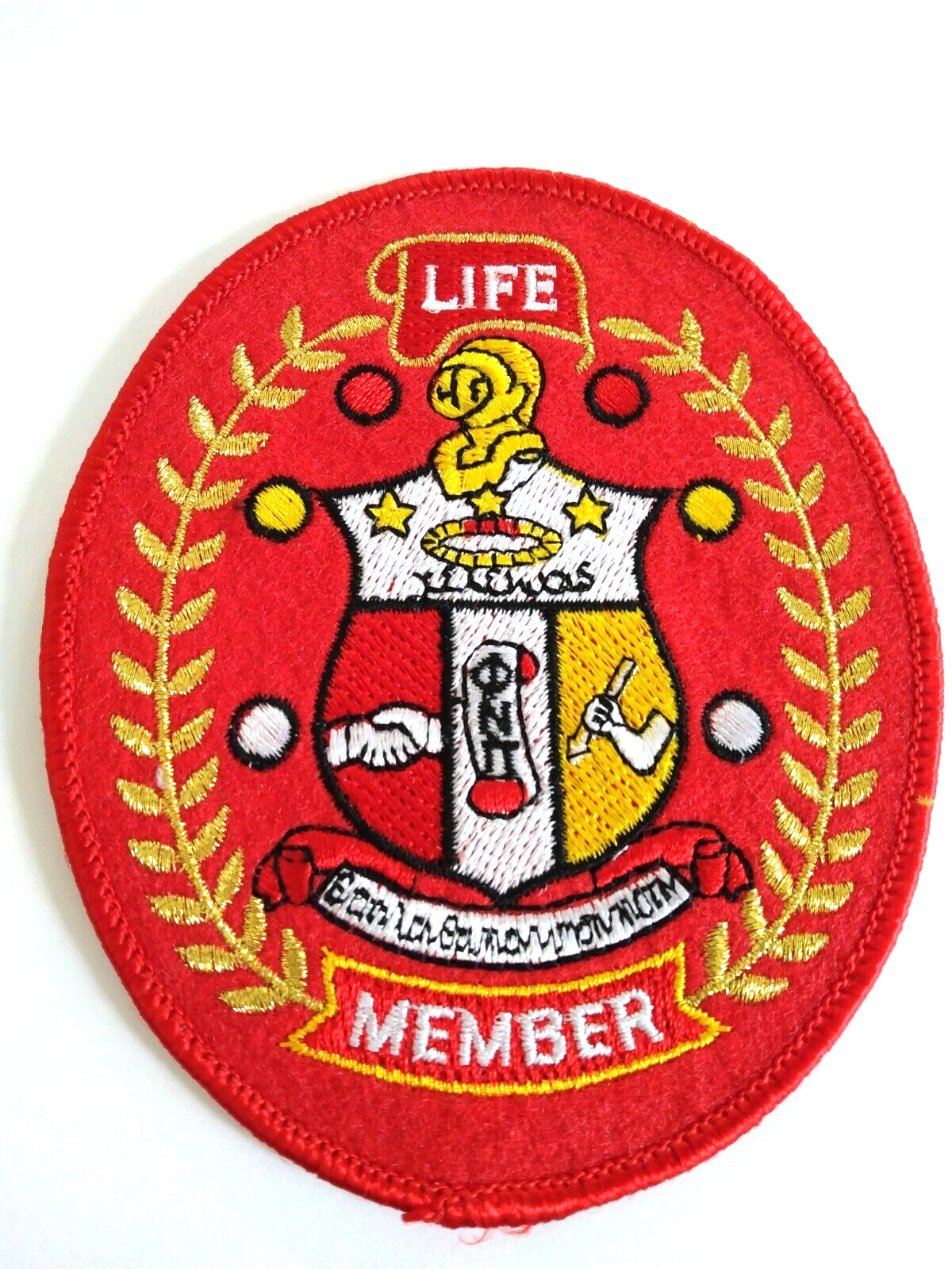 new Kappa Alpha Psi Fraternity Life Member - Vintage Crest Patch