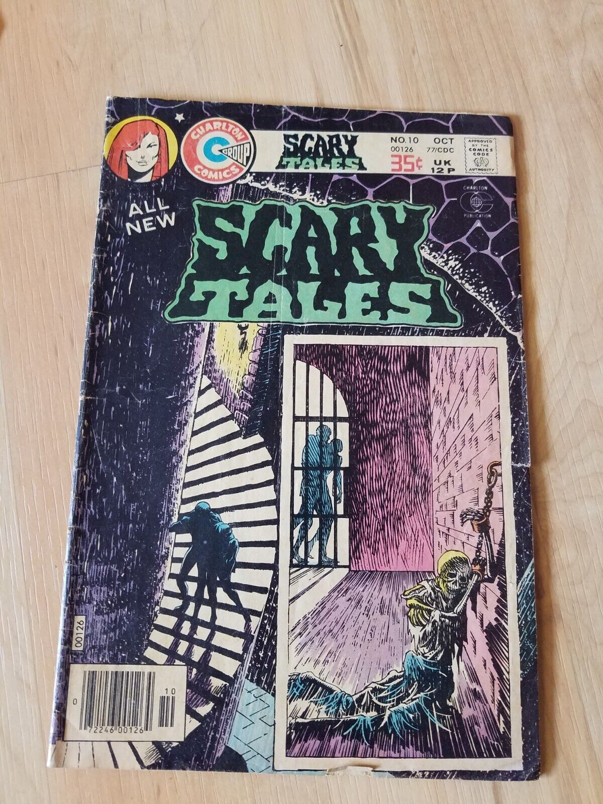 Vol 3, #10: All New Scary Tales, Charlton Comics Group October 1977