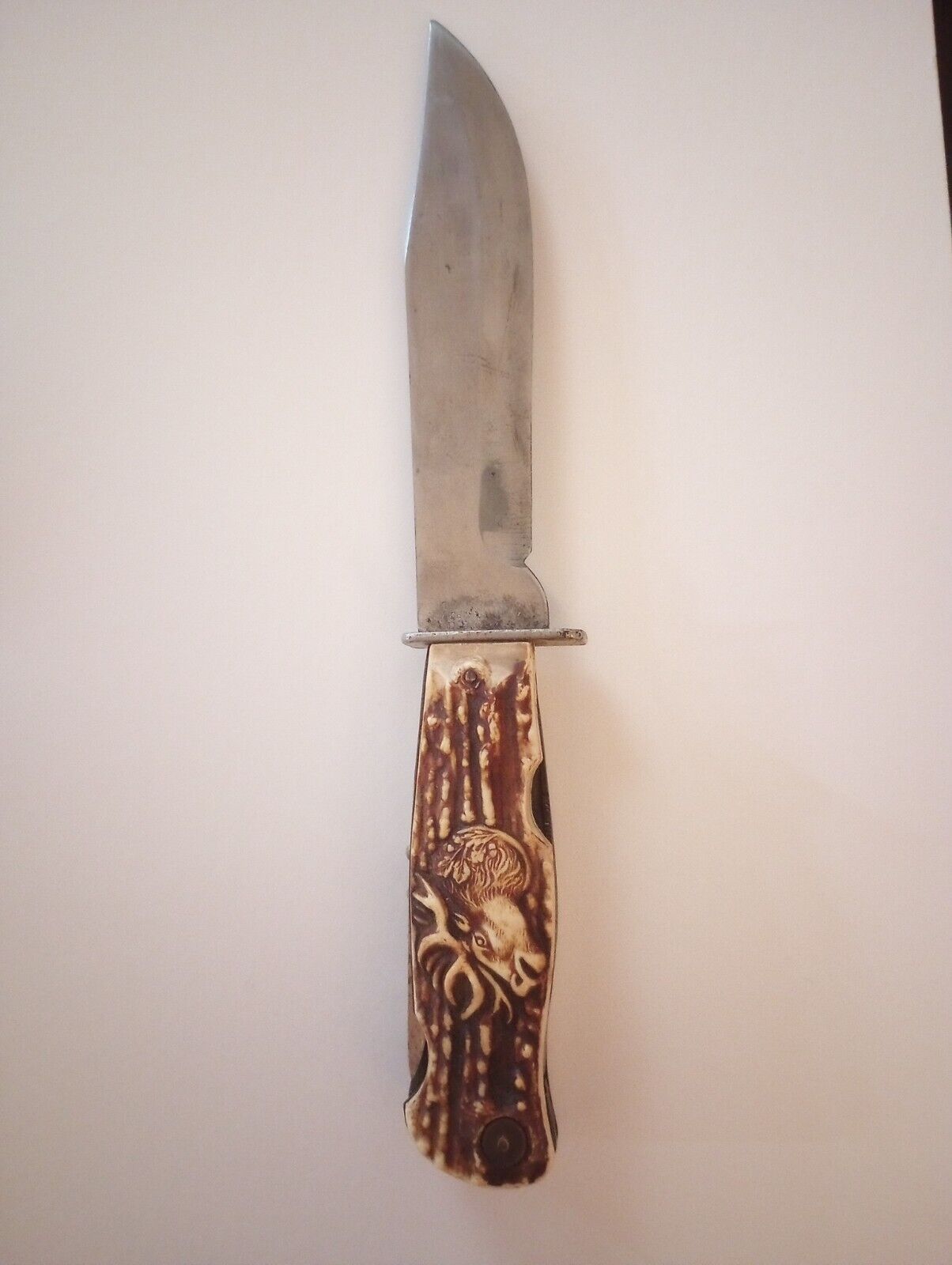 Vintage German-made Decora Solingen D.B.G.M. Multi Tool/Hunting Knife w/ sheath