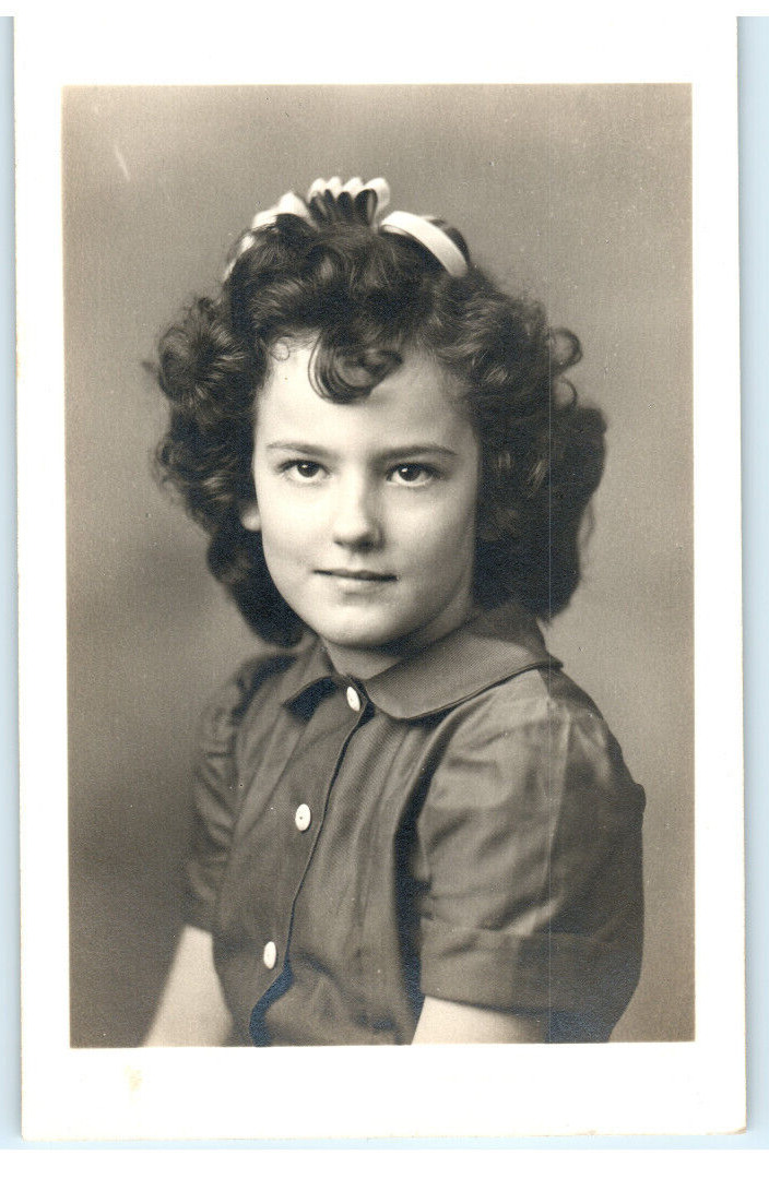 Vintage Postcard RPPC, Southern School Girl Photo, 1940\'s