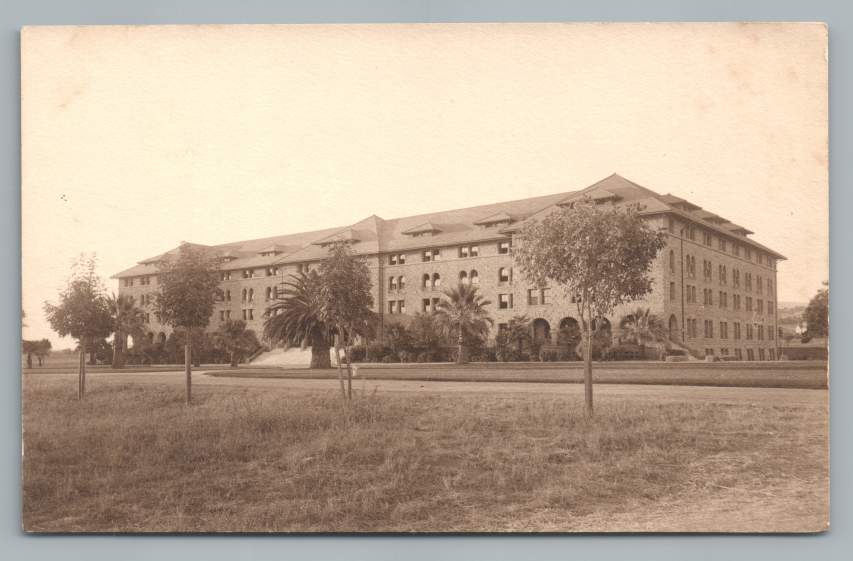 Encina Hall STANFORD University RPPC Palo Alto Robinson Crandall Photo 1910s