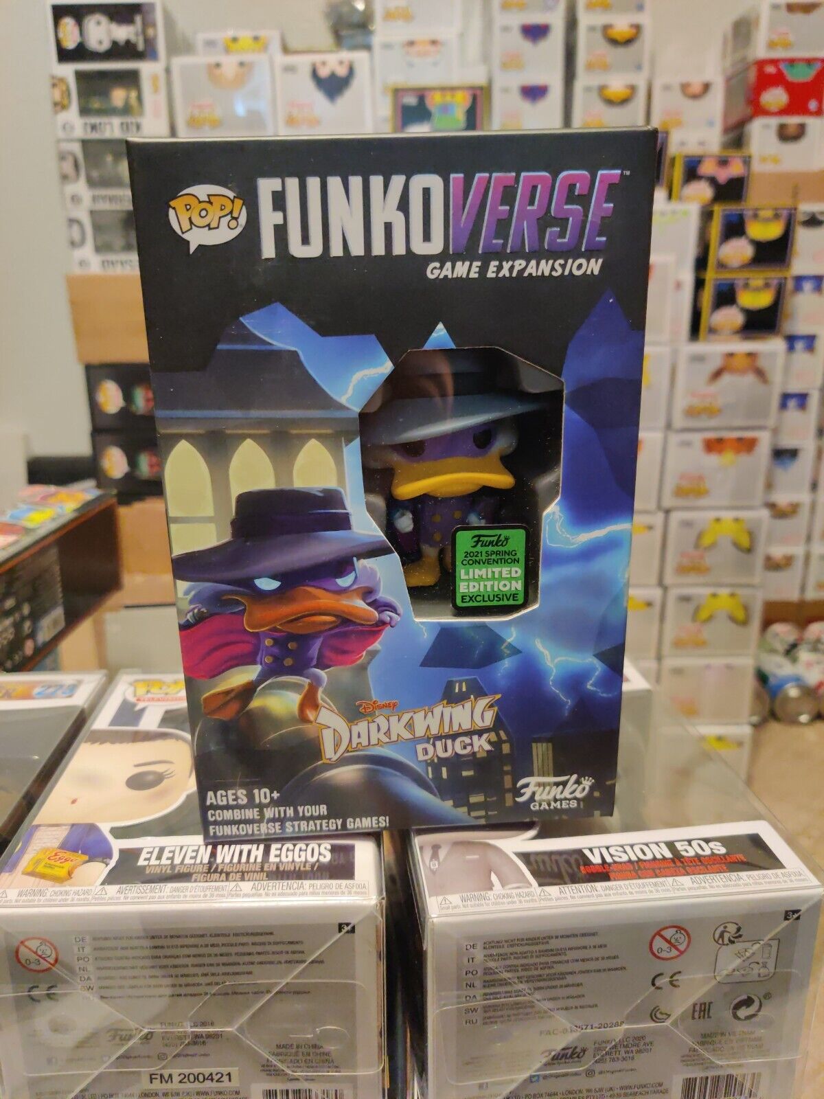 POP Funkoverse Game Expansion Darkwing Duck Funko Games Ltd Edtion 2021 eccc
