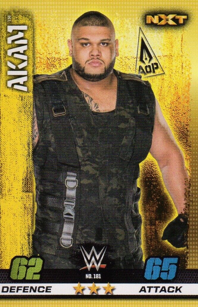 2017 Topps WWE SLAM ATTAX 10TH EDITION NXT Hall of Fame, Legend cards #181- #361