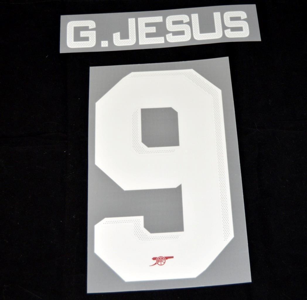 Official Arsenal G.jesus 9 2022/23 FA Cup/league Cup football Name/number Home