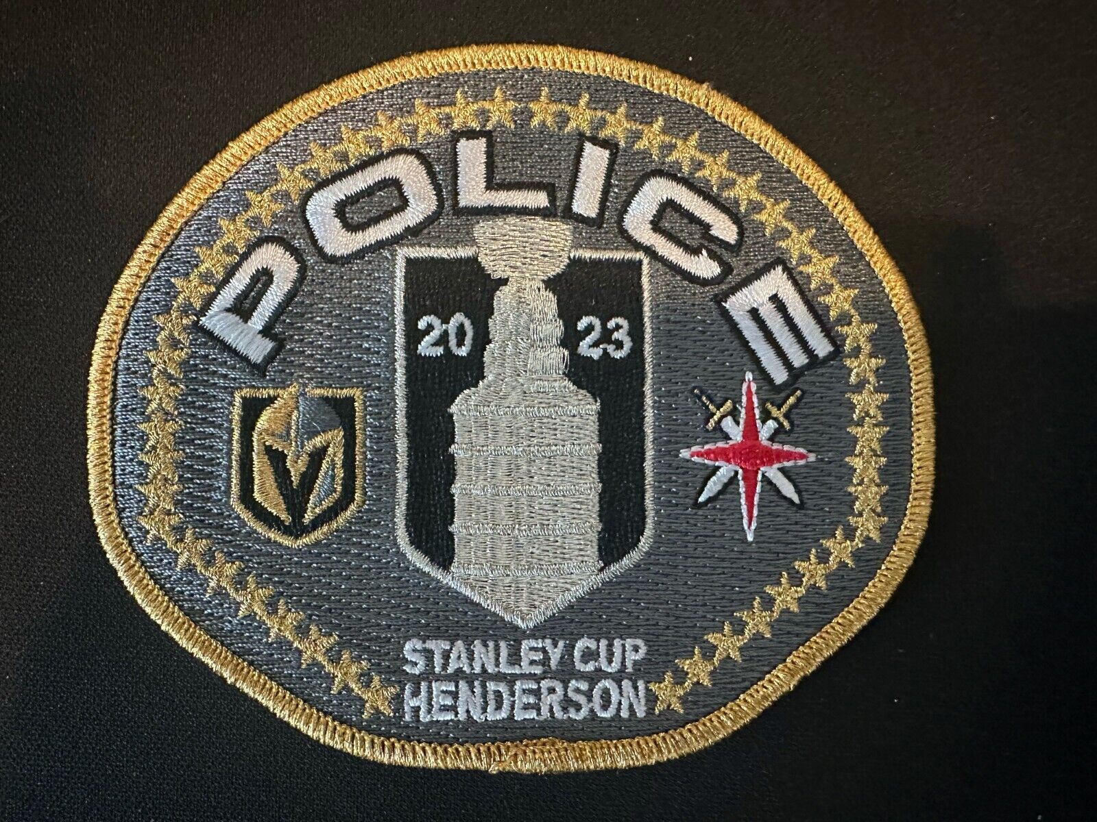 Las Vegas Golden Knights Police Patch STANLEY CUP 2023 CHAMPIONS -Henderson PD
