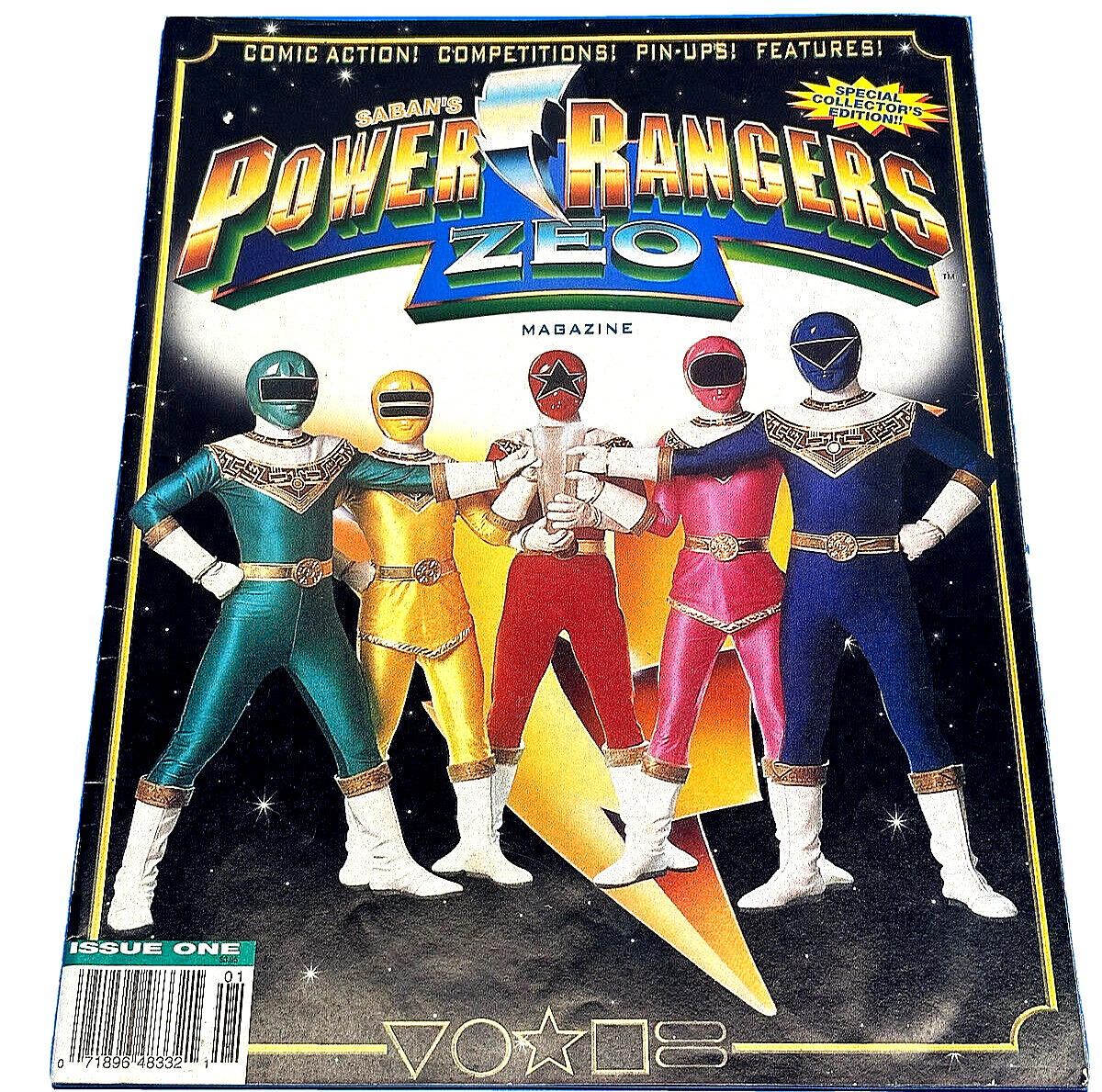 RARE HTF Saban’s Power Rangers ZEO Magazine ISSUE #1, 1996 Very Good Free S&H