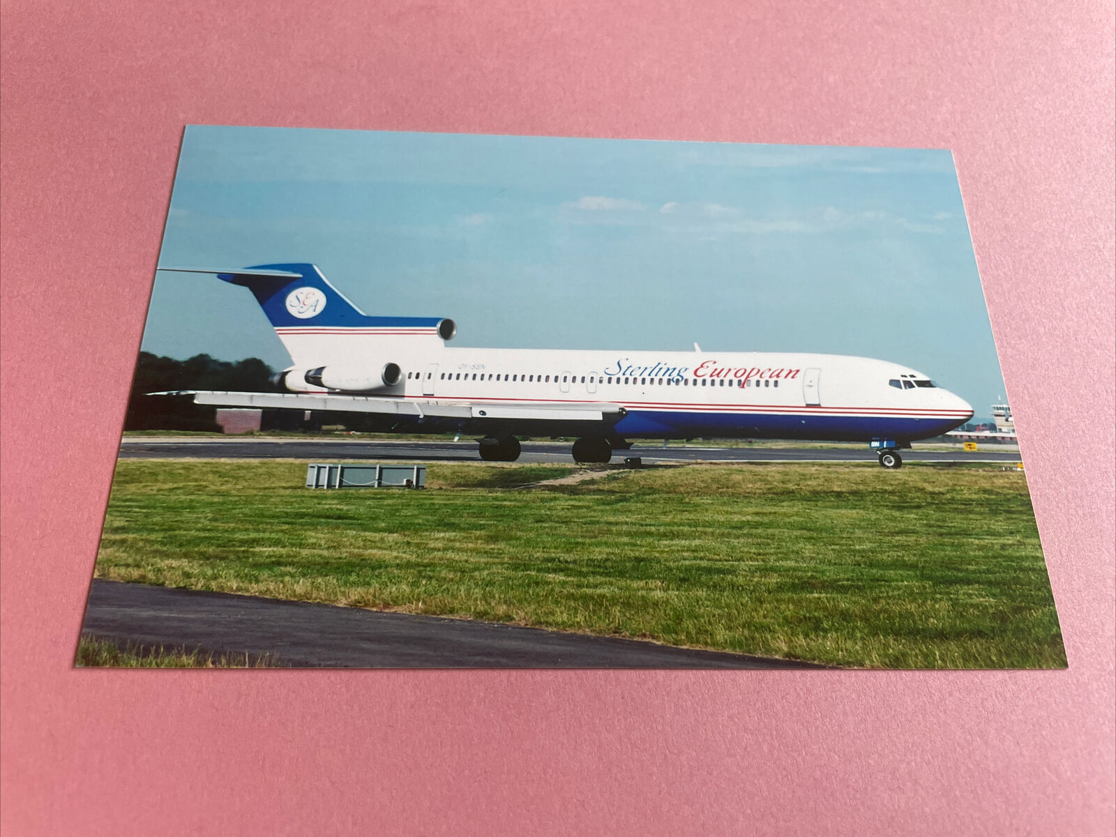 Sterling European Boeing 727-200 OY-SBN colour photograph