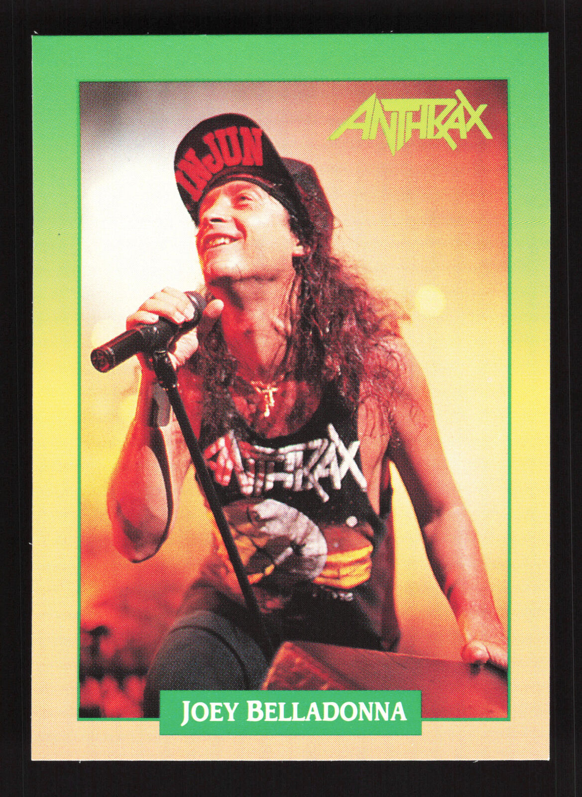 1991 Brockum Rock Cards #49 Joey Belladonna - Anthrax