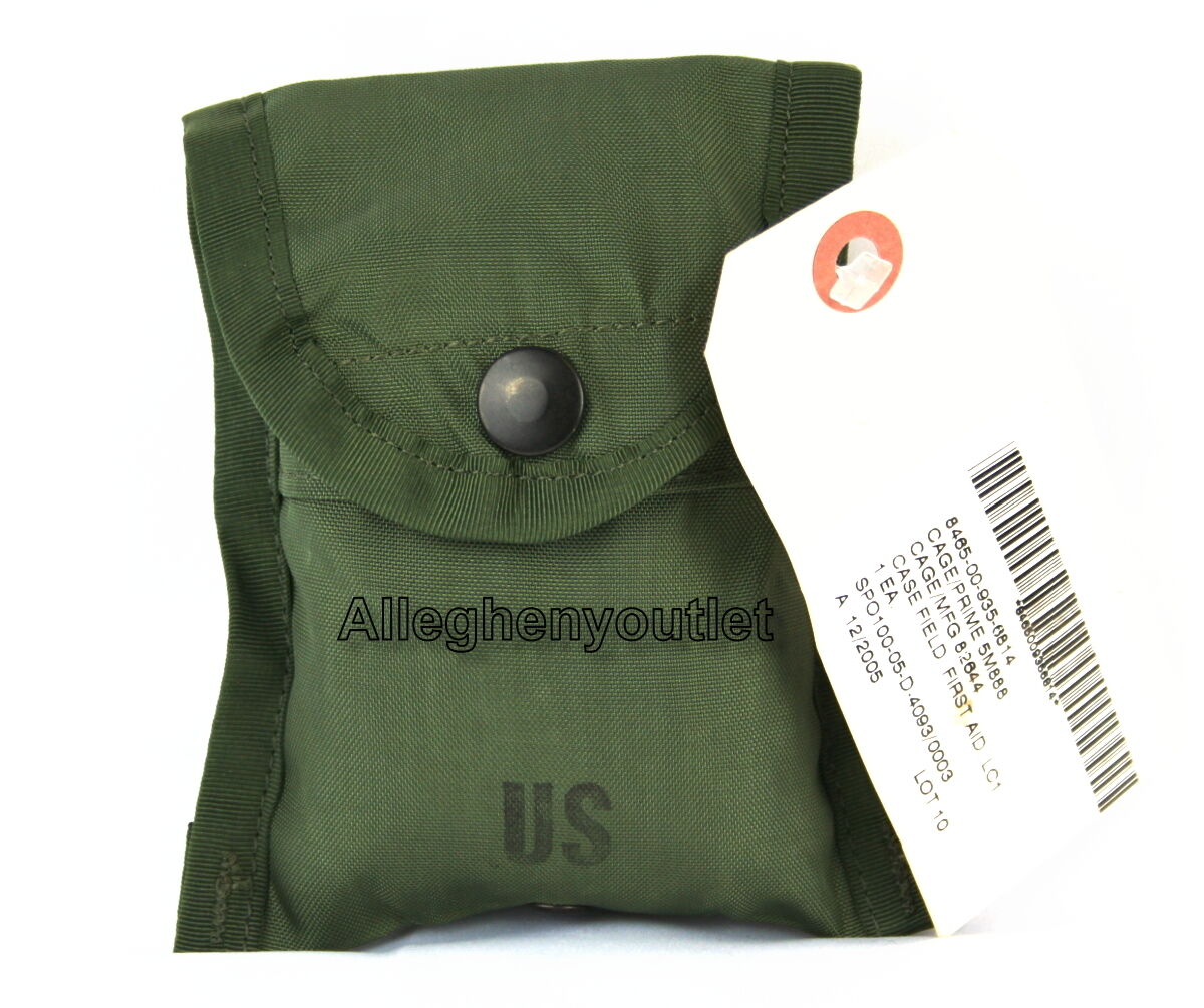 NEW US Army Military Alice First Aid  / Compass Pouch OD Green  Authentic GI