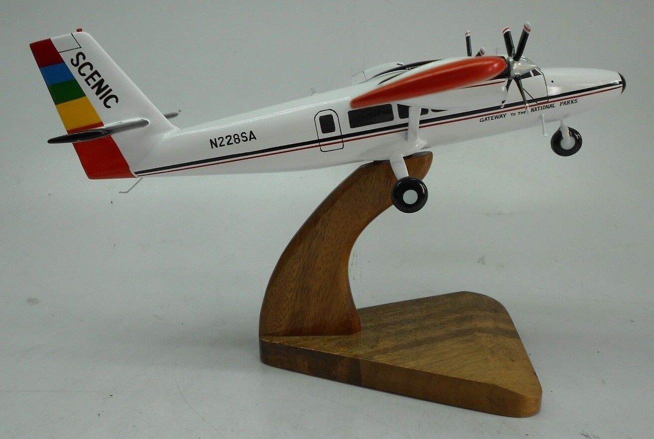 DHC-6 Scenic Air De Havilland DHC6 Airplane Wood Model  Large New