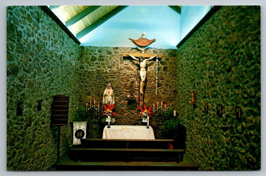 Washington NJ New Jersey Postcard Holy House Of Nazareth USA The Chapel Interior