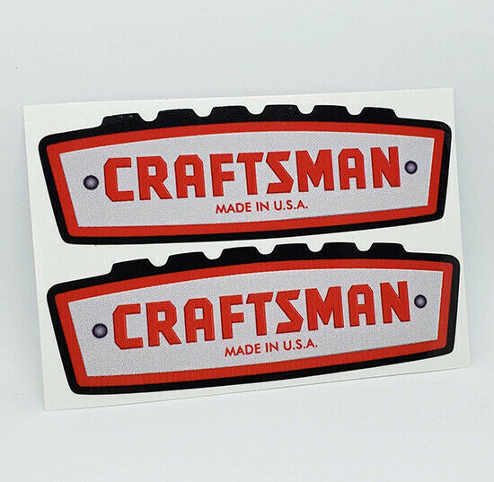 CRAFTSMAN TOOLS Vintage Style DECALS, 4.5