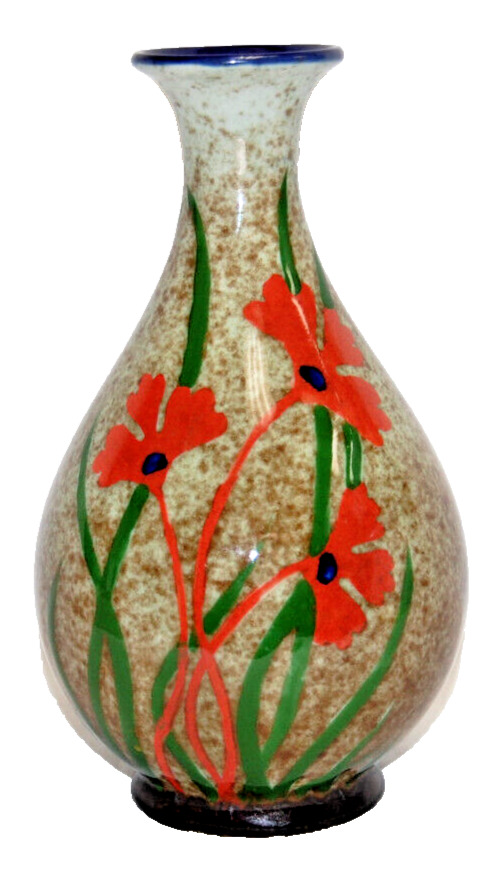 Floral Ceramic Vase 10 1/4\