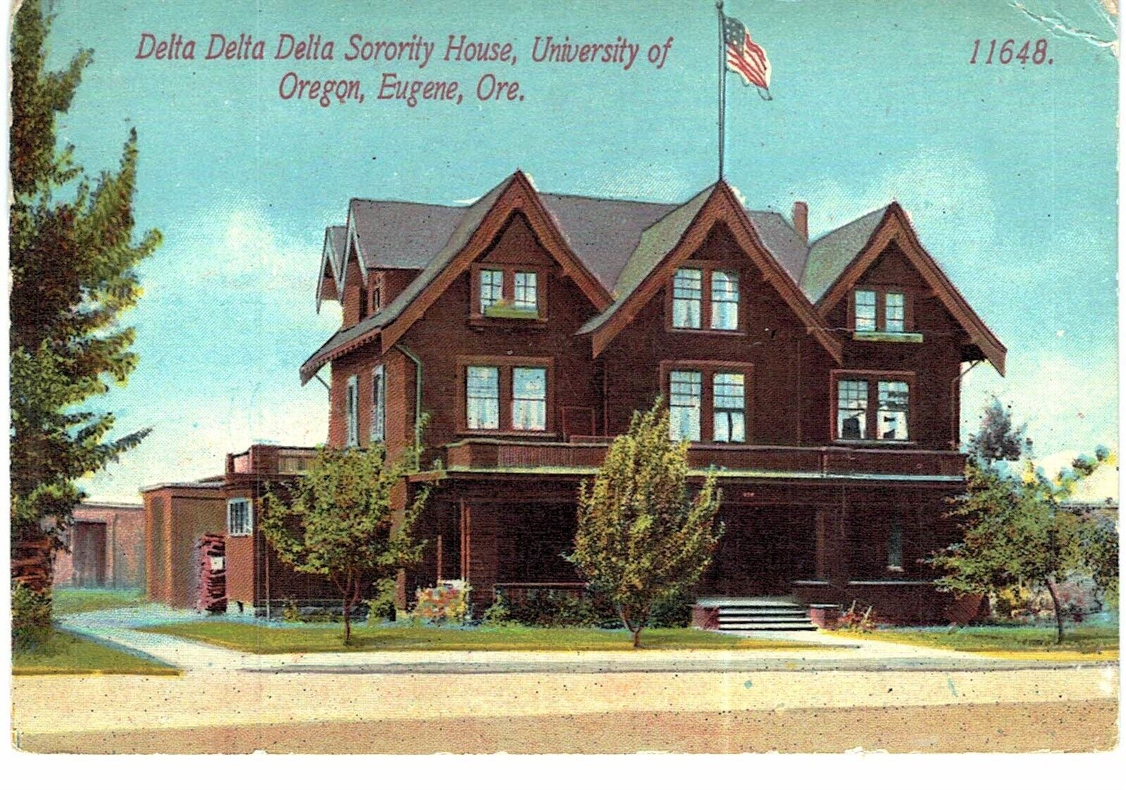 Eugene OR Delta Delta Sorority House University Of Oregon Unused