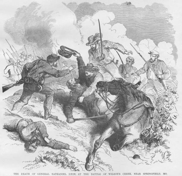General Lyon Killed At Wilsons Creek 1861 Old Photo Print