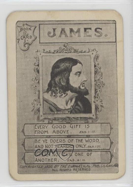 1895 Evangelical Publishing Cards James #17.1 0w6