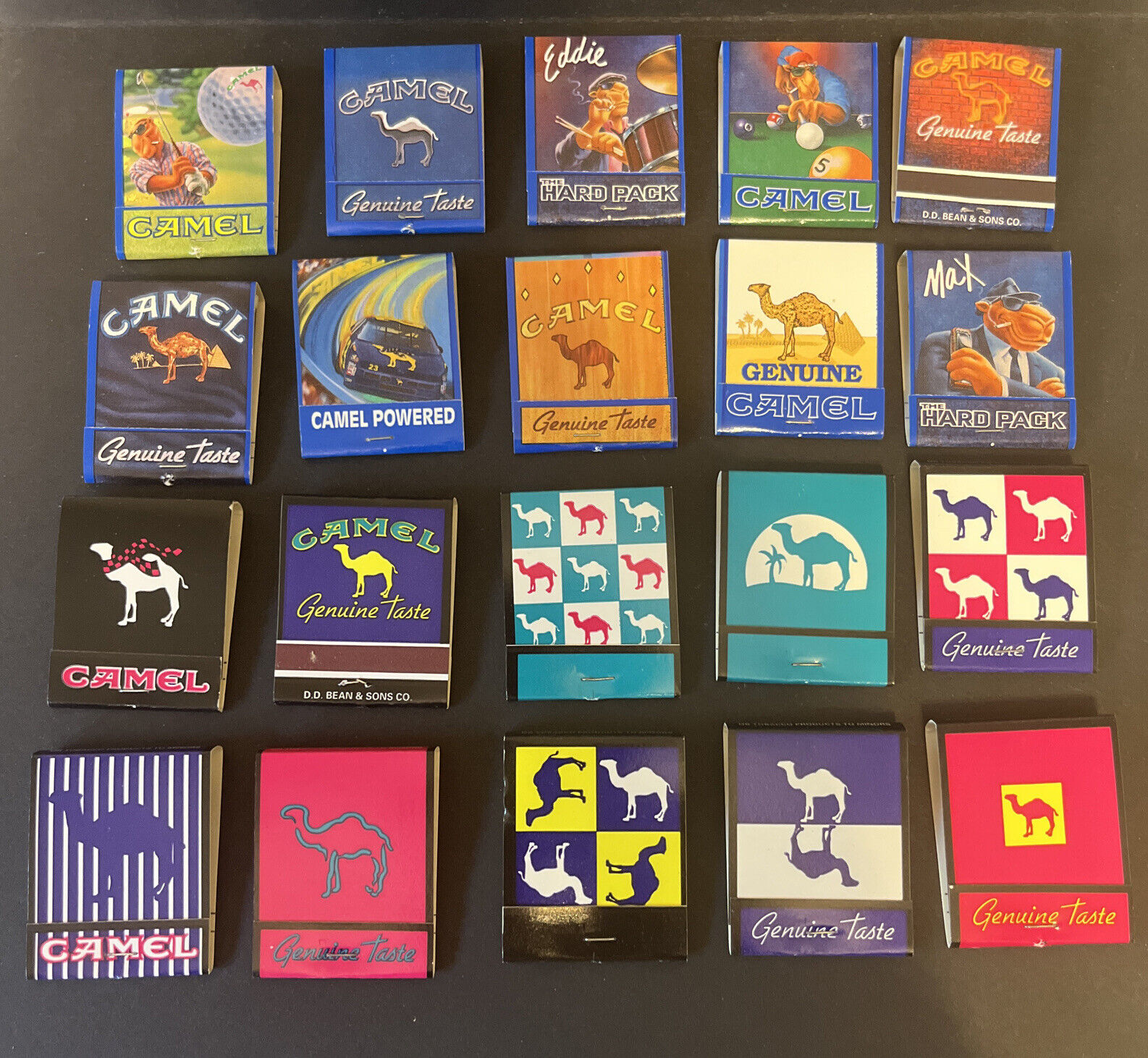 Lot Of 20 Vintage Unused FULL  Camel Matchbooks Matches From 1991-2008 NEW Cool